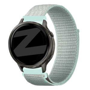 Bandz Garmin Vivomove Style Nylon Loop Strap (Light Cyan)