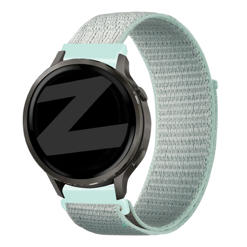 Bandz Garmin Vivomove Style Nylon Loop Strap (Light Cyan)