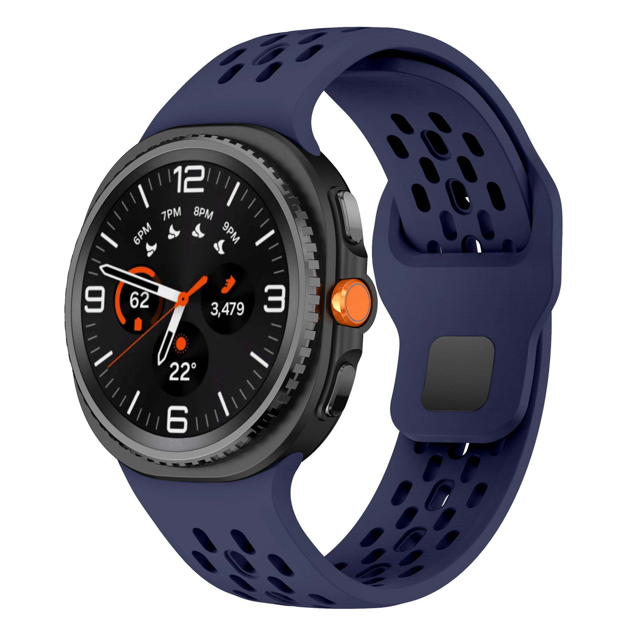 Correa silicona Air Samsung Galaxy Watch 8 - 44mm (azul oscuro)