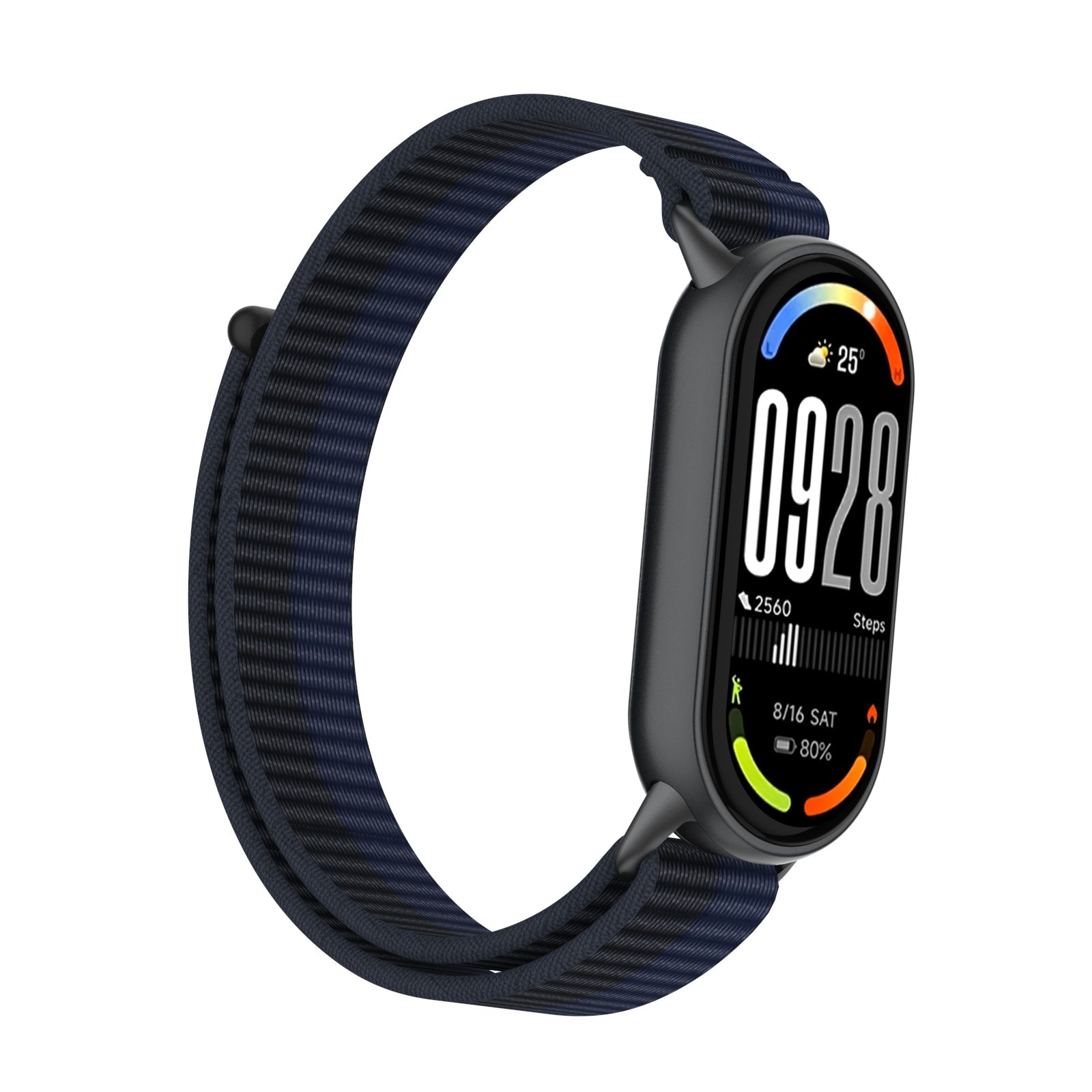 Correa nylon moderna Xiaomi Smart Band 8 (azul oscuro)
