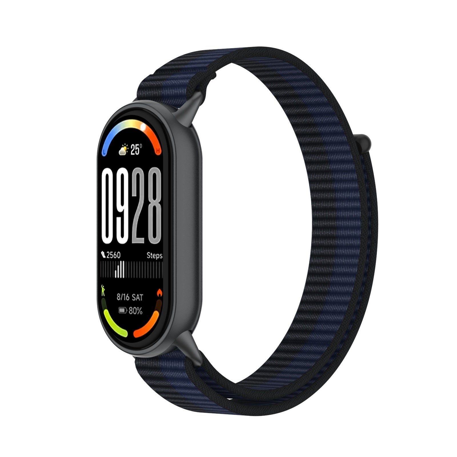 Correa nylon moderna Xiaomi Smart Band 8 (azul oscuro)
