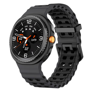 Correa Ocean Samsung Galaxy Watch 8 Classic (gris oscuro/negro)