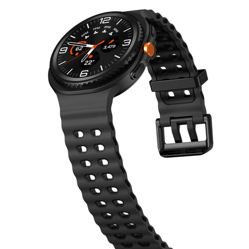 Correa Ocean Samsung Galaxy Watch 8 Classic (gris oscuro/negro)