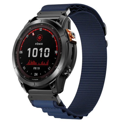 Correa Alpine nylon Garmin Fenix 8 Pro - 47mm (azul oscuro)