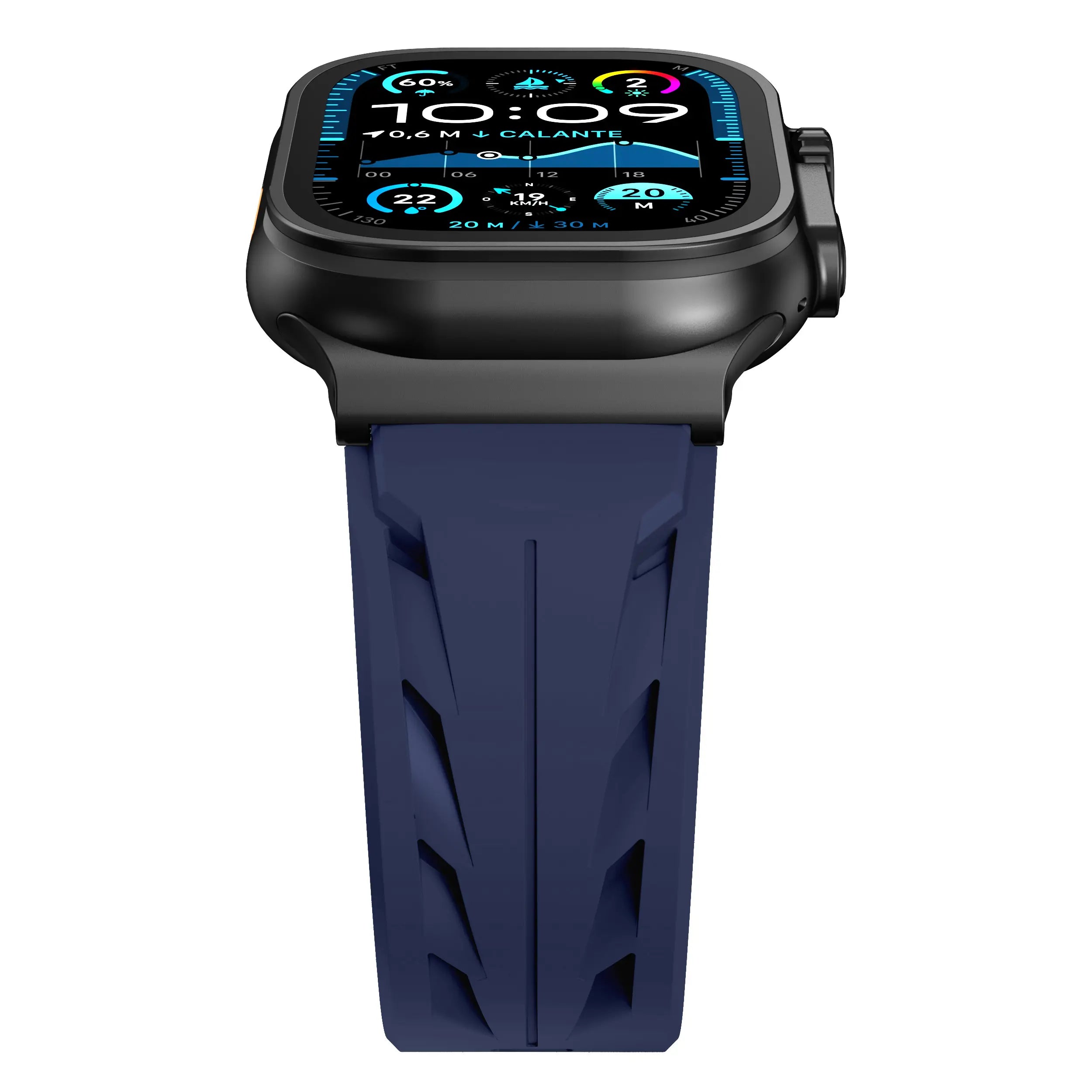 Apple Watch Race Silicone Strap (Dark Blue)