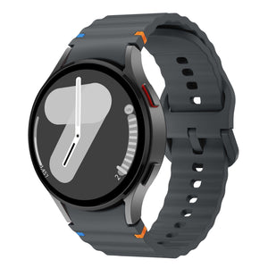 Correa ondulada Samsung Galaxy Watch 4 44mm 7 - 40mm (grafito)