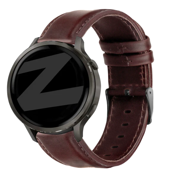 Bandz Correa cuero 'Classic' Garmin Forerunner 170 (marrón oscuro)