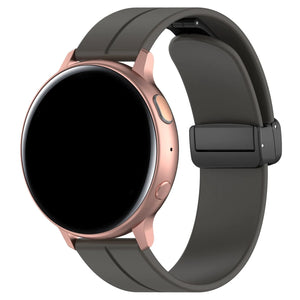 Coros Pace 2 D-Buckle Silicone Strap (Dark Grey)