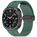 Samsung Galaxy Watch Ultra 2 D-Buckle Silicone Strap (Dark Green)