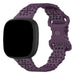 Correa silicona con patrón Fitbit Sense 2 (violeta)
