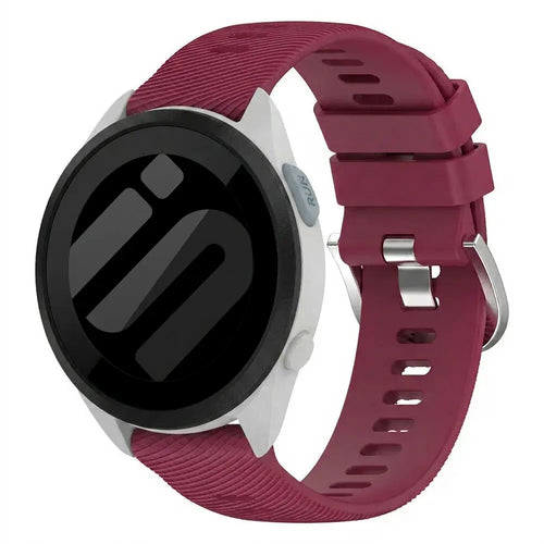 Garmin Forerunner 165 Silicone Strap (Wine Red)