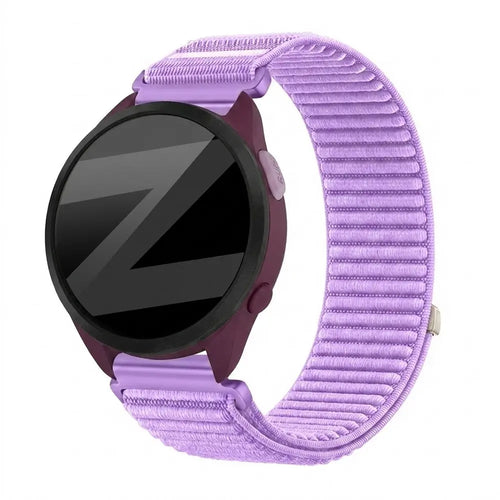 Bandz Garmin Forerunner 165 Nylon Strap 'Wave' (Light Purple)
