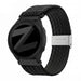 Bandz Correa nylon trenzada Garmin Forerunner 165 (negro)