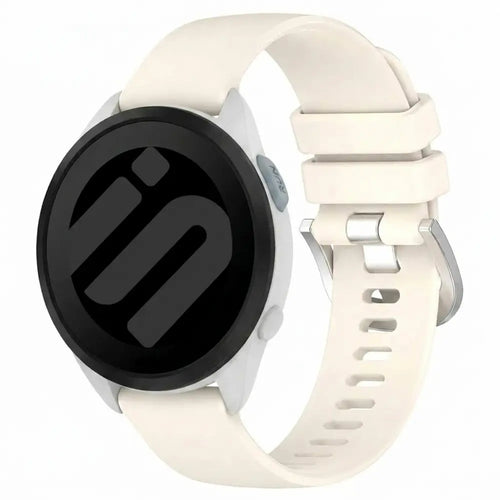 Garmin Forerunner 165 Silicone Classic Strap (Starlight)