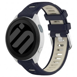 Garmin Forerunner 165 Sport Strap With Buckle (Dark Blue/Beige)