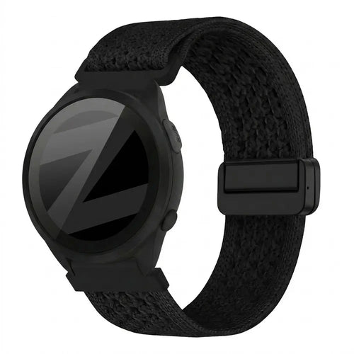 Bandz Garmin Forerunner 165 Vintage Nylon Strap (Black)
