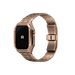 Reqior Funda con correa de acero Apple Watch 45mm (rosa dorado)
