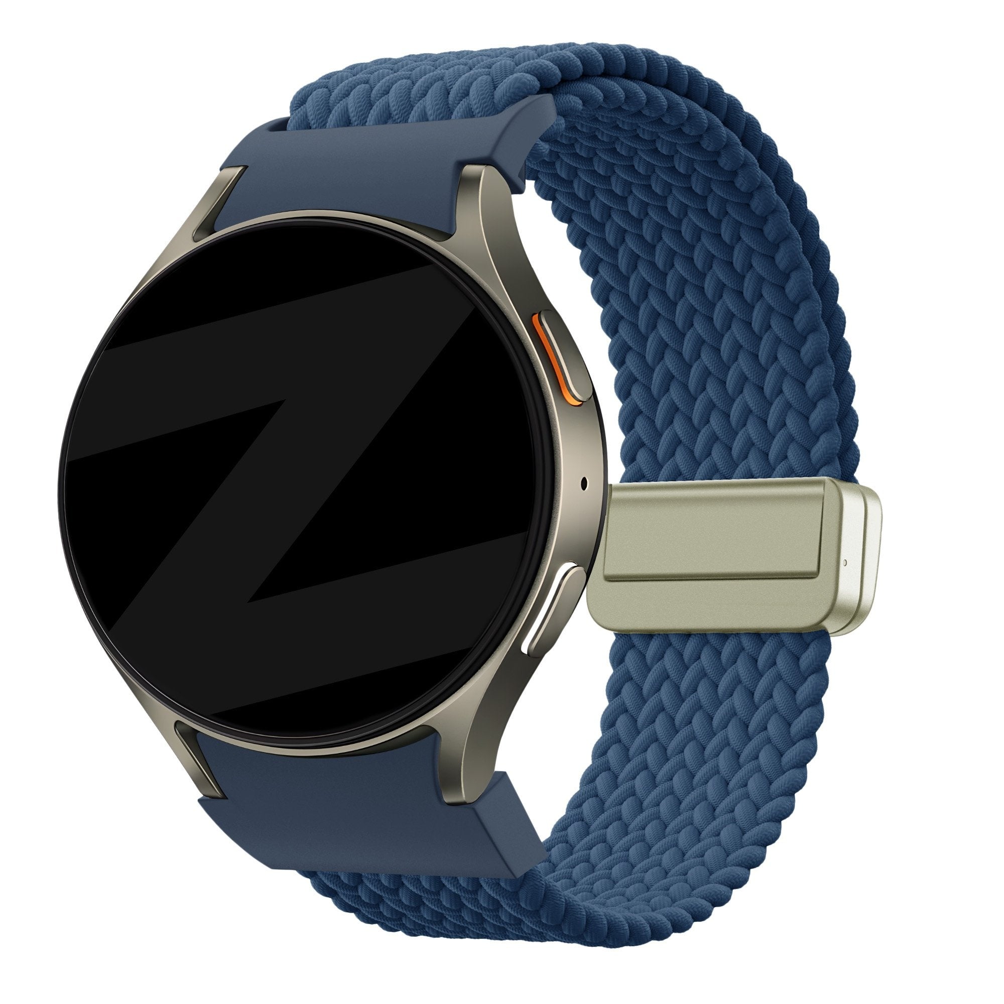 Bandz Samsung Galaxy Watch 6 - 40mm Braided Strap 'Easy Fit' (Blue)