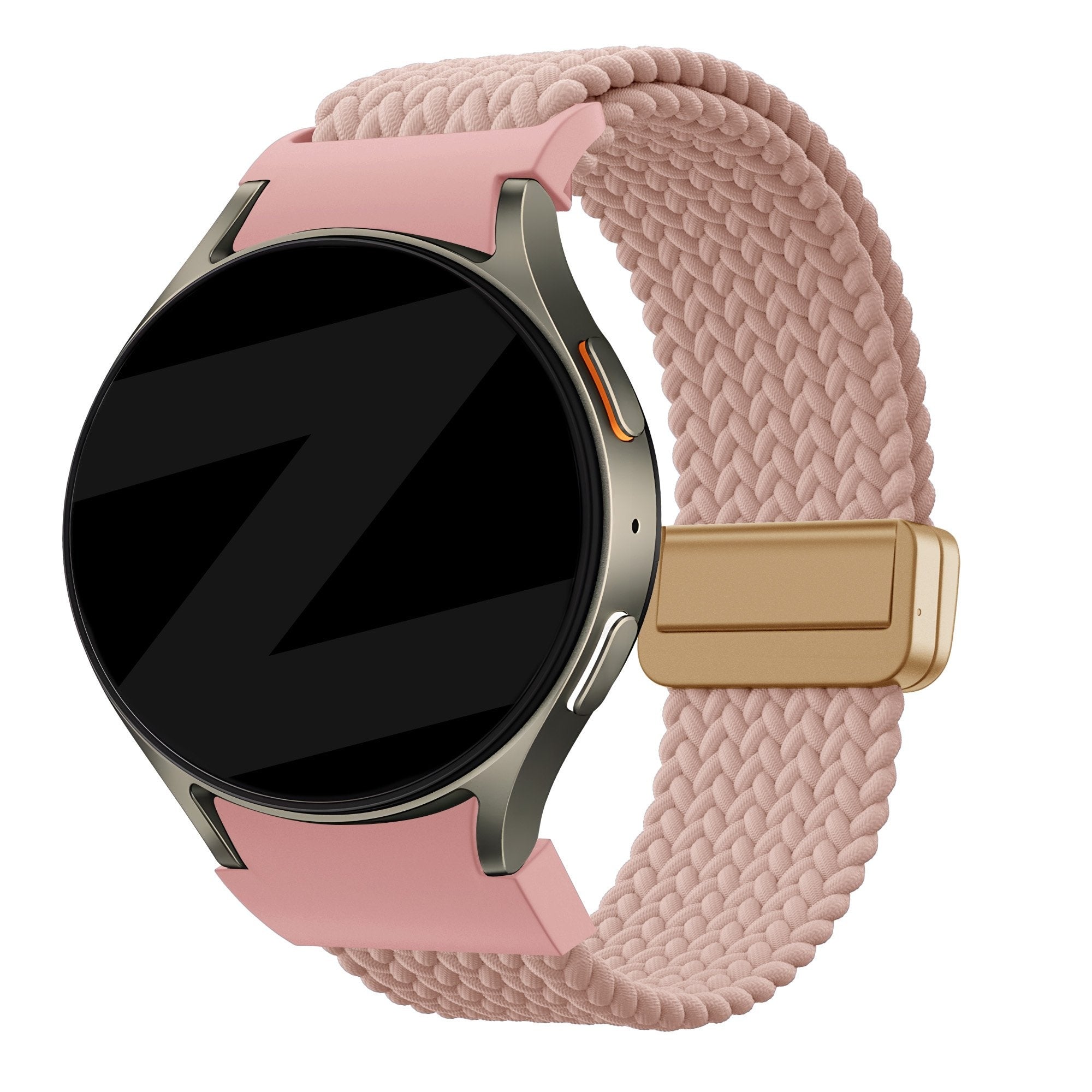 Bandz Correa tejida 'Easy Fit' Samsung Galaxy Watch FE (rosa)