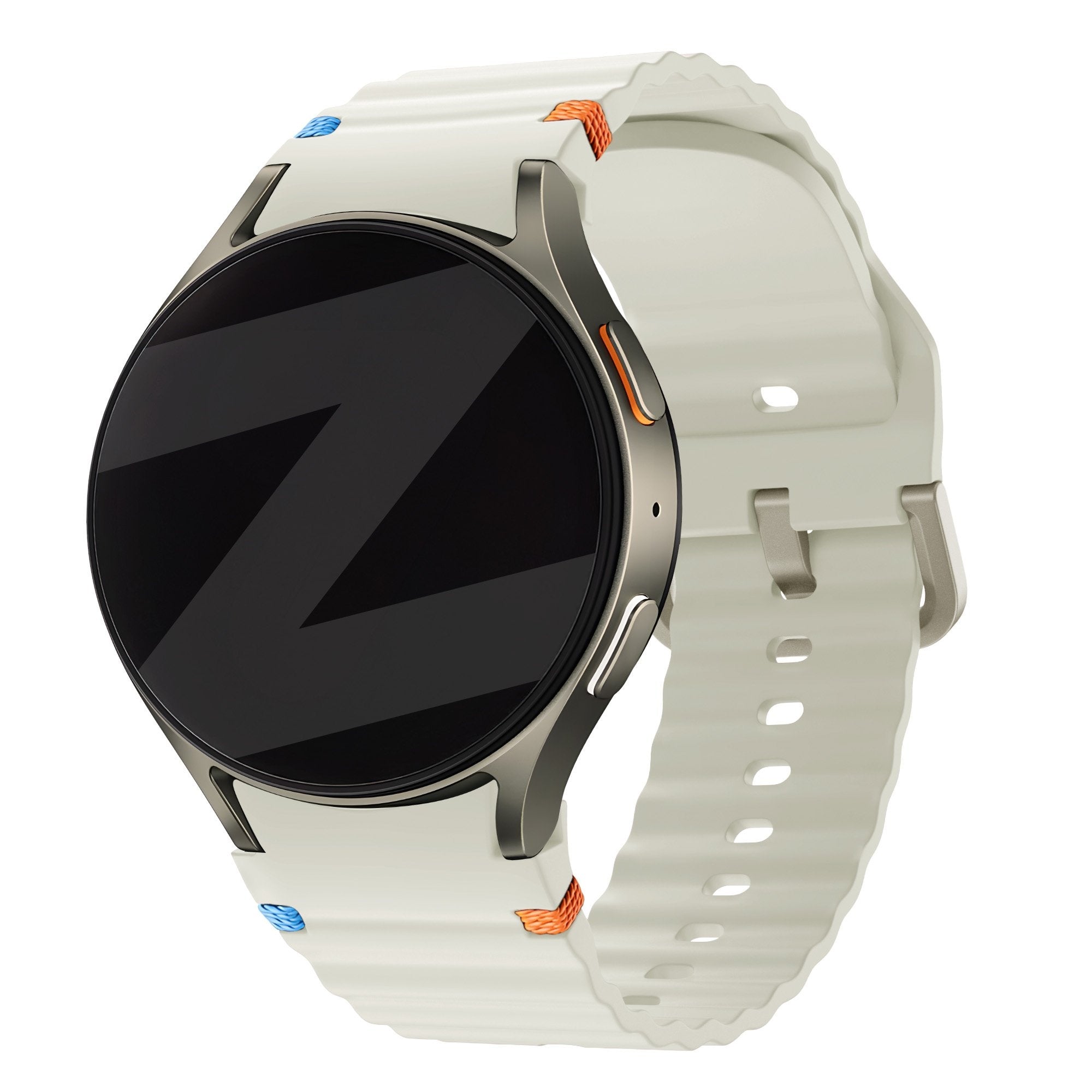 Bandz Correa Wave 'Easy Fit' Samsung Galaxy Watch 7 - 40mm (blanco estrella)