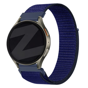 Bandz TicWatch 22mm Nylon Strap 'Easy Fit' (Blue)