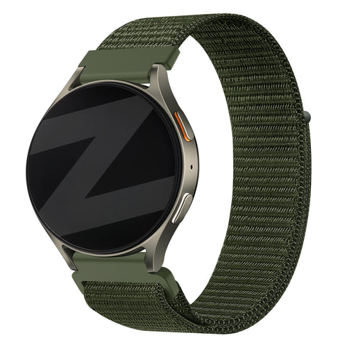 Bandz Huawei Watch GT 3 42mm Nylon Strap 'Easy Fit' (Green)
