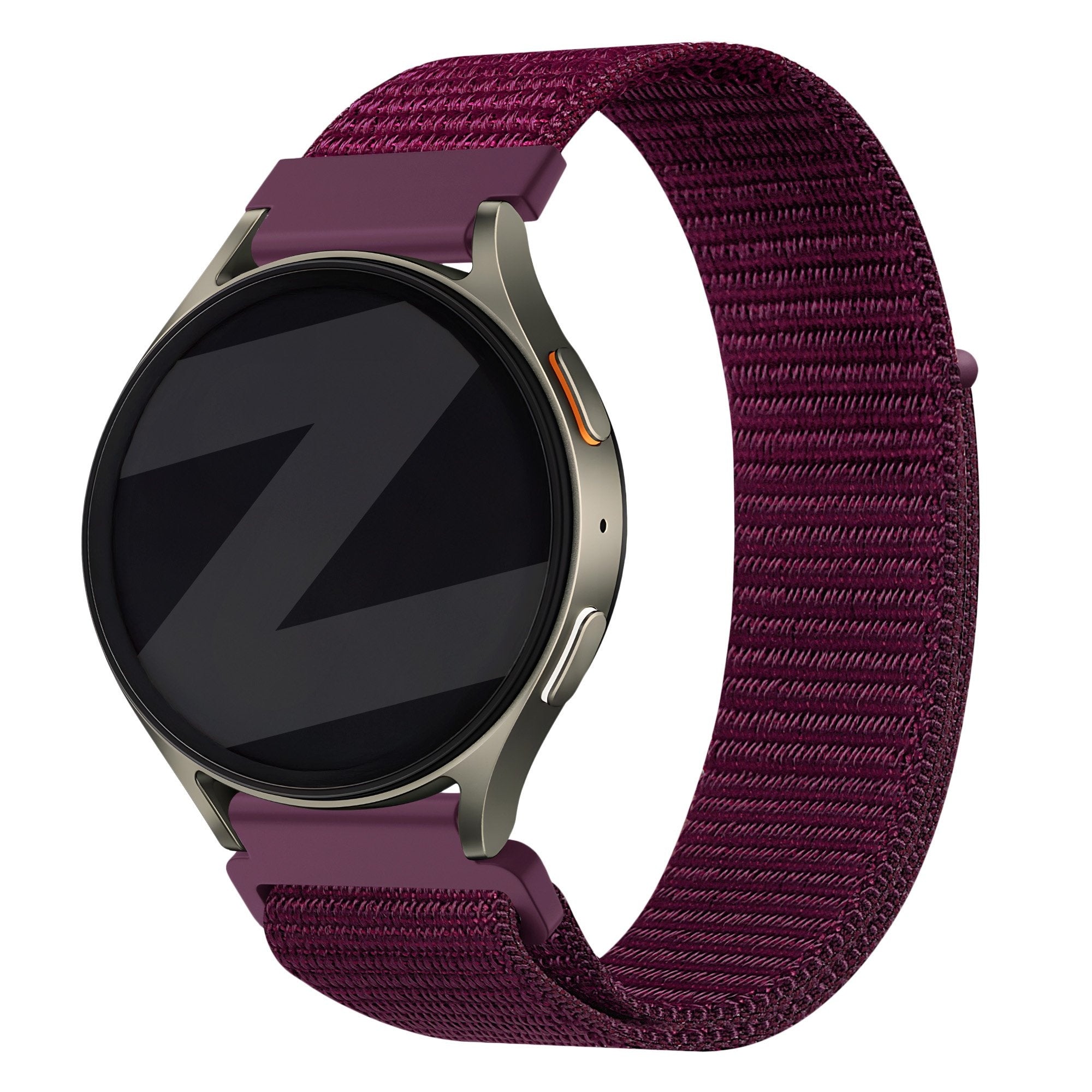 Bandz Correa nylon 'Easy Fit' Huawei Watch GT 3 Pro 43mm (ciruela)