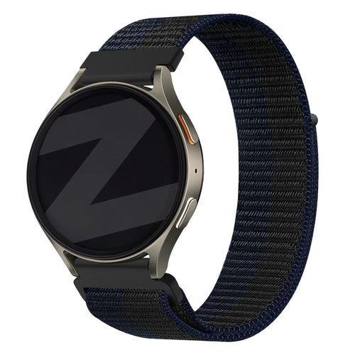 Bandz Correa nylon 'Easy Fit' OnePlus Watch 4 - 47mm (negro/azul)