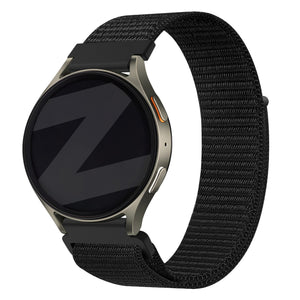 Bandz Amazfit Balance 2 Nylon Strap 'Easy fit' (Black)