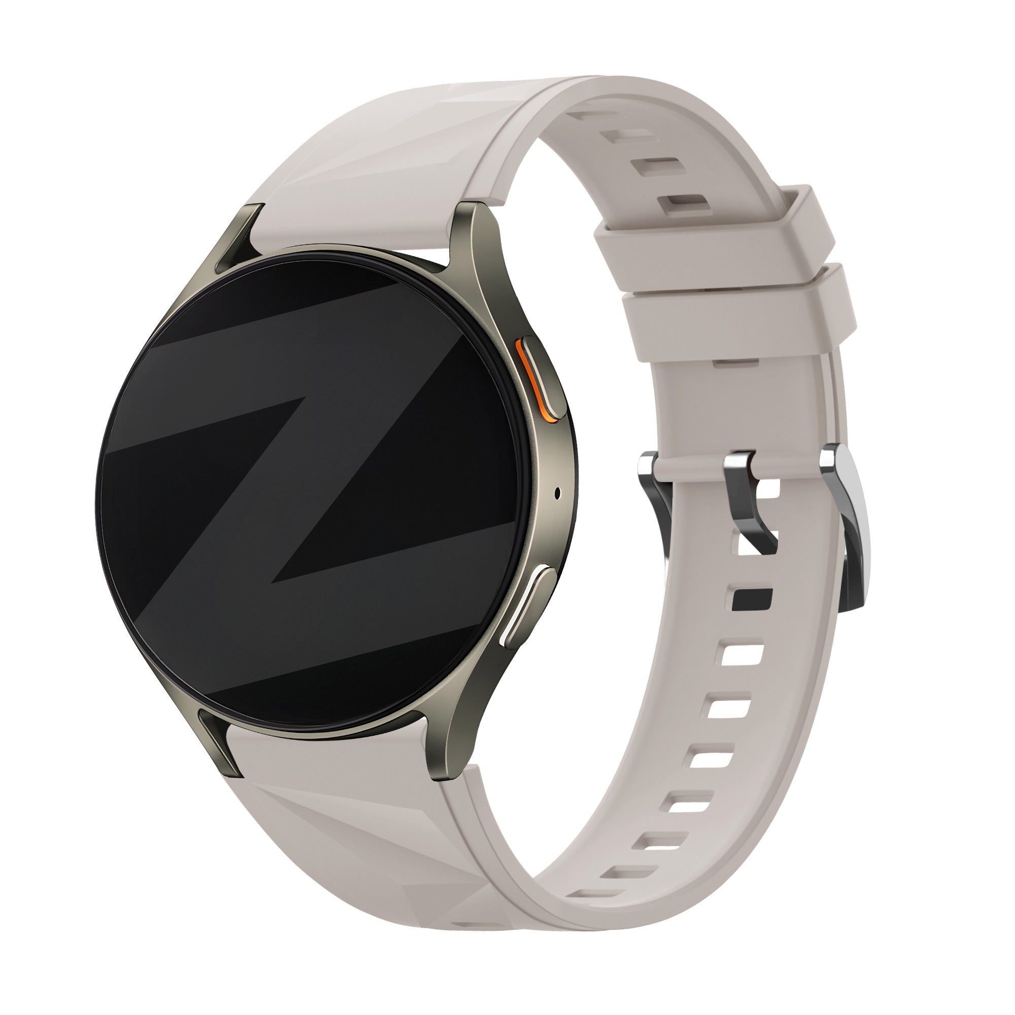 Bandz Correa silicona 'Easy Fit' Huawei Watch 5 - 42mm (blanco estrella)