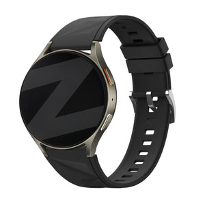 Bandz Correa silicona 'Easy Fit' Huawei Watch 5 - 42mm (negro)