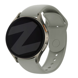 Bandz Samsung Galaxy Watch 46mm Sport Strap 'Easy Fit' (Light Grey)