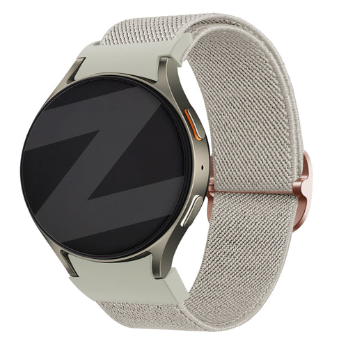 Bandz Samsung Galaxy Watch 5 - 40mm Elastic Strap 'Easy Fit' (Beige)