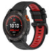 Correa deportiva con hebilla Garmin Approach S62 (negro/rojo)