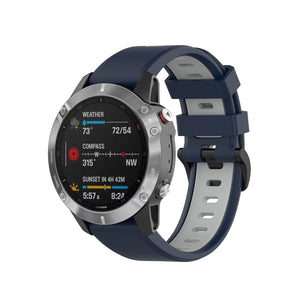 Correa deportiva con hebilla Garmin Descent MK3i - 51mm (azul/gris)