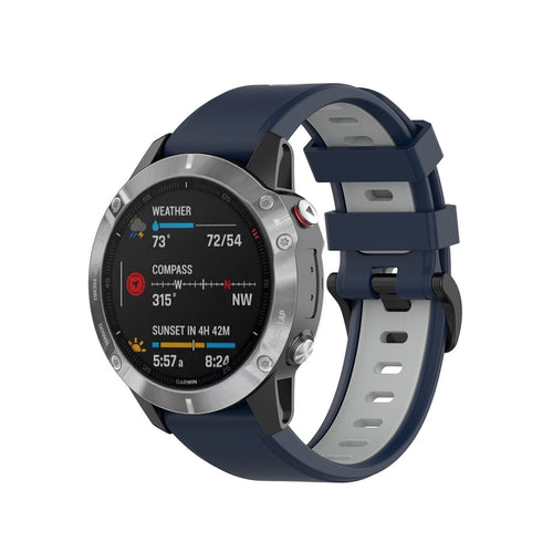 Correa deportiva con hebilla Garmin Fenix 8 Pro - 51mm (azul/gris)