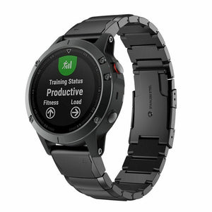 Garmin Forerunner 945 Metal Strap (Black)