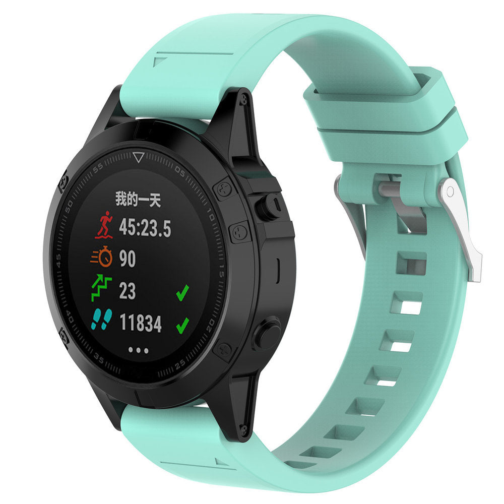 Garmin Approach S70 - 42mm Glossy Silicone Strap (Aqua)