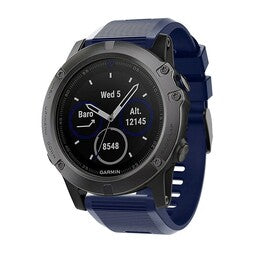 Correa silicona Garmin Instinct 3 - 50mm (azul oscuro)