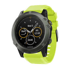Garmin Fenix 8 Pro - 51mm Silicone Strap (Light Green)