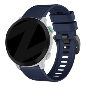 Bandz Correa silicona con hebilla Garmin Forerunner 955 (azul oscuro)