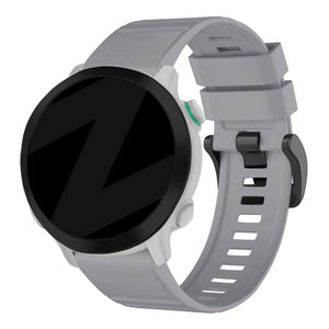 Bandz Garmin Instinct Buckled Silicone Strap (Grey)