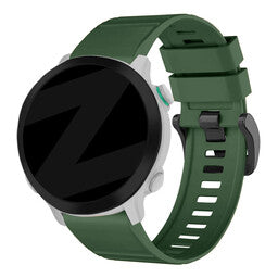 Bandz Correa silicona con hebilla Garmin Instinct 3 - 50mm (verde oscuro)