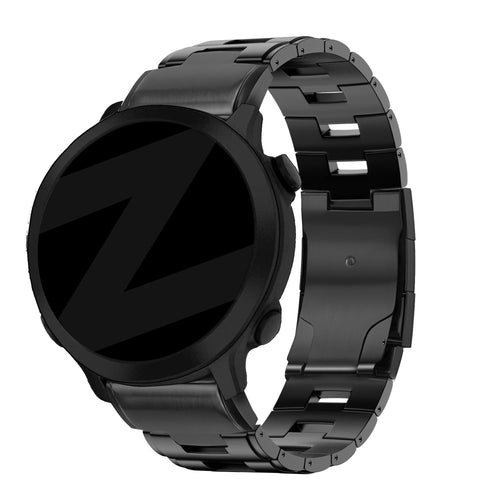 Bandz Correa titanio de establon Garmin Forerunner 970 (negro)