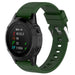Correa silicona brillante Garmin Fenix 7s (verde militar)