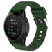 Correa silicona brillante Garmin Descent Mk3(i) - 43mm (verde militar)