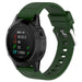 Correa silicona brillante Garmin Fenix 8 - 43mm (verde militar)