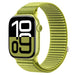 Correa nylon ondulada Apple Watch Ultra (verde campo)
