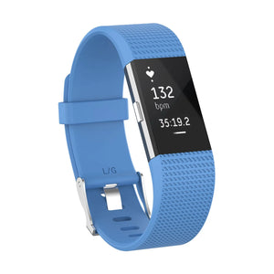 Silicone Strap, on a watch, 3/4 front view