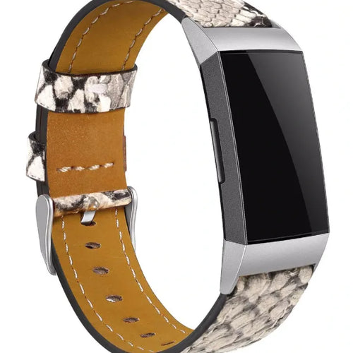 Modern Leather Strap, on a watch, 3/4 front view